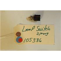 KENMORE STOVE 105386  Lamp switch  2 prong  used