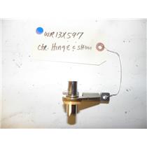 GENERAL ELECTRIC REFRIGERATOR WR13X597 CENTER HINGE & SHIM USED PART  F/S