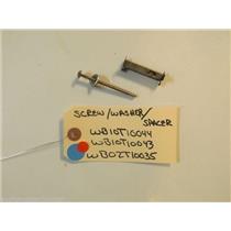 KENMORE STOVE WB01T10044 WB01T10043 WB02T10035 SCREW W/WASHER & SPACER  used