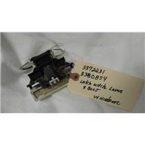 WHIRLPOOL DISHWASHER 337223/3380854 LATCH WHITE LEVER & BOLT LATCH