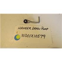 GE DISHWASHER WD01X10579 Hanger Drain Pump   used part