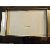 GE Stove WB56K5066 Ov Dr Frame  CHROME  used