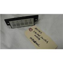 WHIRLPOOL DISHWASHER 8051162 5 BUTTON SWITCH *WHITE*