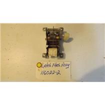 KITCHEN AID DISHWASHER 116022-2 Latch Mechanism USED PART