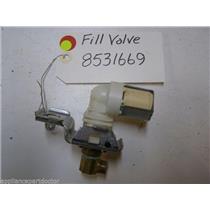 KENMORE DISHWASHER 8531669 FILL VALVE USED PART ASSEMBLY