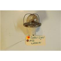 HOTPOINT Stove WB8X191   WB36X192  WB2X2885  Oven light used part
