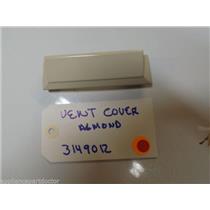 WHIRLPOOL STOVE 3149012 Cover, Vent (almond) USED PART