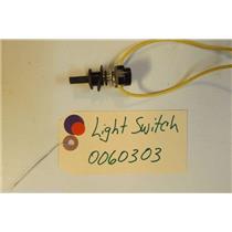 CALORIC  STOVE 0060303     Light Switch   USED