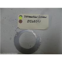 WHIRLPOOL DISHWASHER 8268391 SEPARATION SCREEN USED PART ASSEMBLY