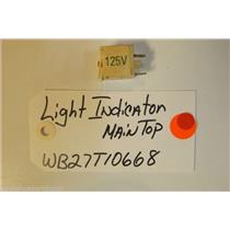 GE Stove WB27T10668 Light Indicator Maintop   USED PART