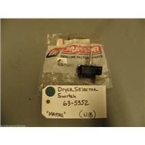 Maytag Dryer 63-5352 Selector Switch  NEW IN BOX