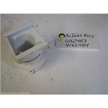KitchenAid Dishwasher 4162483 4162484 Tube, Air Inlet, Support, Blower used part
