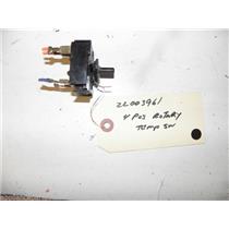 MAYTAG WASHER 22003961 4 POSITION ROTARY TEMP SWITCH USED PART ASSEMBLY F/S