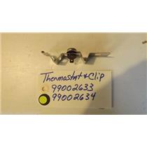 MAYTAG DISHWASHER 99002633  99002634  thermostat and clip  used part