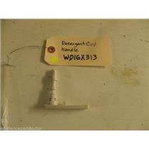 GENERAL ELECTRIC DISHWASHER WD16X313 DETERGENT CUP SHAFT HANDLE USED PART