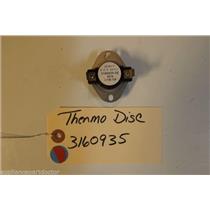 FRIGIDAIRE STOVE  3160935  Thermo disc USED