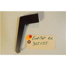 TAPPAN  Stove 3051135  End cap rh  some scuffs  used part