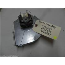 KITCHEN AID DISHWASHER 9740267 4162499 4162487 BLOWER MOTOR W/ WHEEL, HOUSING