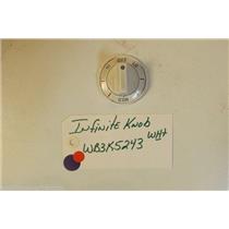 GE STOVE WB3K5243     Infinite Knob-white   used