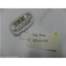 GE DISHWASHER WD12X418 SUMP CAP USED PART ASSEMBLY