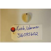 FRIGIDAIRE STOVE 316095602 Knob-warmer used part