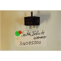 FRIGIDAIRE Stove  316095500 Switch,infinite ,drawer/zone ,warmer  USED PART