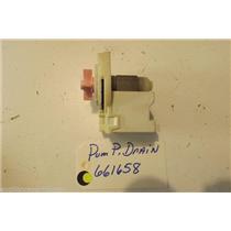 Whirlpool DISHWASHER 661658 Pump, Drain  used part