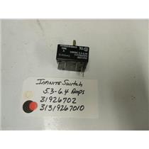 AMANA STOVE 31926702 31319267010 Infinite Switch 5.3 - 6.4 amps  USED