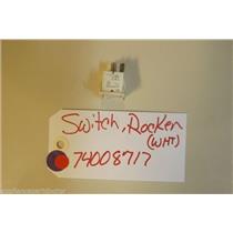 MAYTAG  STOVE 74008717 Switch, Rocker (wht)  used part