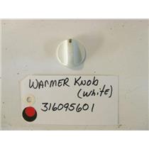 FRIGIDAIRE STOVE 316095601 Knob-warmer White USED PART