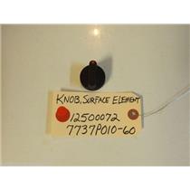 Magic Chef  STOVE 12500072  7737P010-60  Knob, Surface Element   used