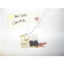 WHIRLPOOL ROPER DISHWASHER 965520 SWITCH USED PART ASSEMBLY