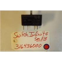 FRIGIDAIRE STOVE 316436000 Switch,infinite ,small Element USED PART