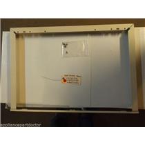 GE STOVE WB56K5132 WB55K5064 WB01T10040 Oven Door Frame W/6 SCREWS   USED