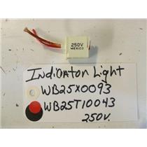KENMORE STOVE WB25X0093  WB25T10040 Light indicator  used part