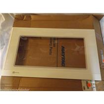MAYTAG MICROWAVE 58001168 Door, Outer Cover Assy. (bsq) NEW IN BOX