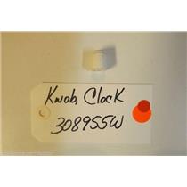 AMANA Stove 308955W Knob, Clock  USED PART