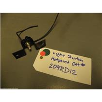 Vintage  HOTPOINT STOVE 209RD12  Light Switch Control Panel   USED PART