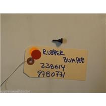 KITCHEN AID STOVE 238614 9780771 Bumper, Rubber   USED