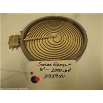 AMANA OVEN 31939101 Surface Element, Ribbon 8" 2000 Watt USED PART