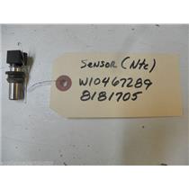 WHIRLPOOL WASHER W10467289 8181705 THERMISTOR NTC USED PART ASSEMBLY