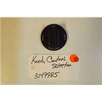 WHIRLPOOL Stove 3149985 Knob, Control (selector) USED PART