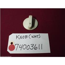 MAYTAG STOVE  74003611   Knob (wht)   USED