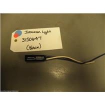 Whirlpool Oven Indicator light 3150647 (black)  used part