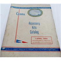 CESSNA ACCESSORY KITS CATALOG, APRIL 1966, AVIATION AIRCRAFT MANUAL BOOK - GOO