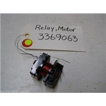 WHIRLPOOL DISHWASHER 3369063 RELAY USED PART ASSEMBLY