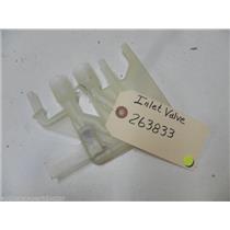BOSCH DISHWASHER 263833 INLET VALVE USED PART ASSEMBLY