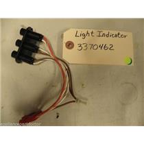KENMORE DISHWASHER 3370462 LIGHT INDICATOR USED PART ASSEMBLY