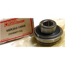 AMI BEARINGS SER202-10NS INSERT BEARING, 5/8" ID, SET SCREW LOCKING, NORMAL DUTY