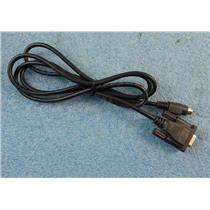 5' DB9 Female to 8 Pin Mini DIN Male Adapter Cable AWN 2464 VW-1 E189533